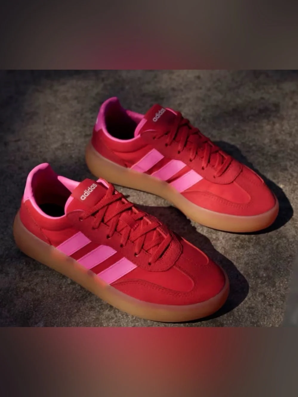 adidas Barreda Decode Shoes Women’s Sz 7 Scarlett/Pink/Gum - Picture 6 of 9